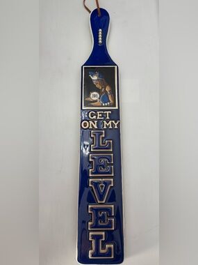 Zeta Phi Beta Sorority Paddle Wall Decor “Get On My Level” ΖΦΒ